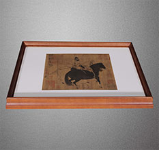 崆峒书画装裱配框服务案例